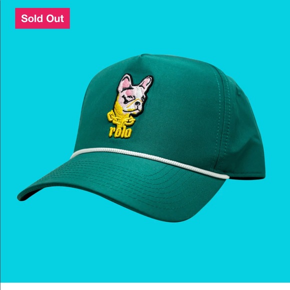 rolo golf dome piece Rope Adjustable Snap Back Hat SOLD OUT online new with tags - Picture 7 of 8